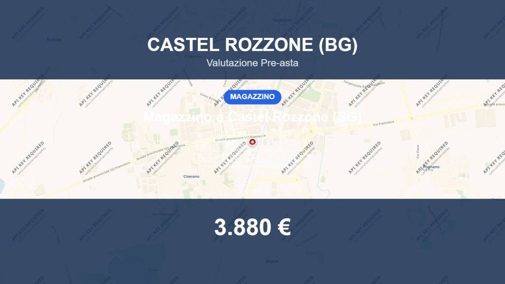 locale commerciale in vendita a Castel Rozzone