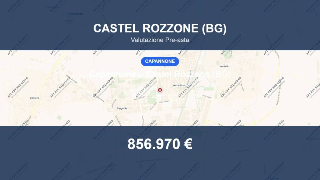 locale commerciale in vendita a Castel Rozzone