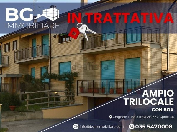 appartamento in vendita a Chignolo d'Isola