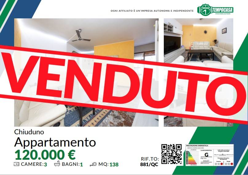 appartamento in vendita a Chiuduno in zona Valle del Fico