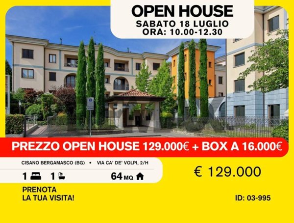 appartamento in vendita a Cisano Bergamasco in zona Valbonaga
