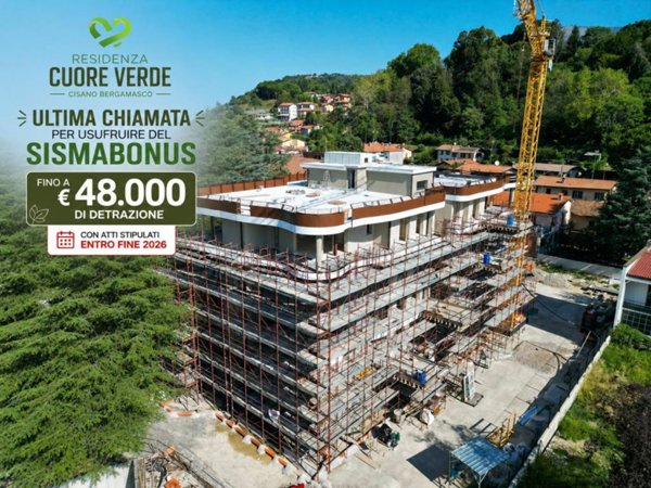 appartamento in vendita a Cisano Bergamasco in zona Valbonaga