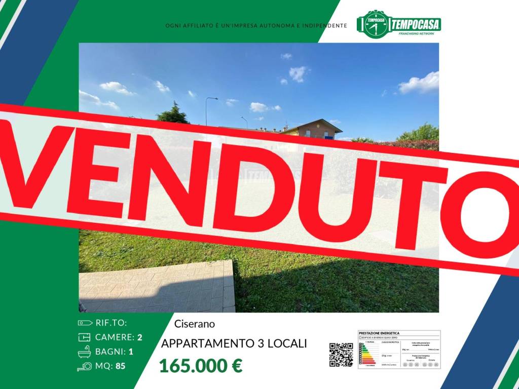 appartamento in vendita a Ciserano