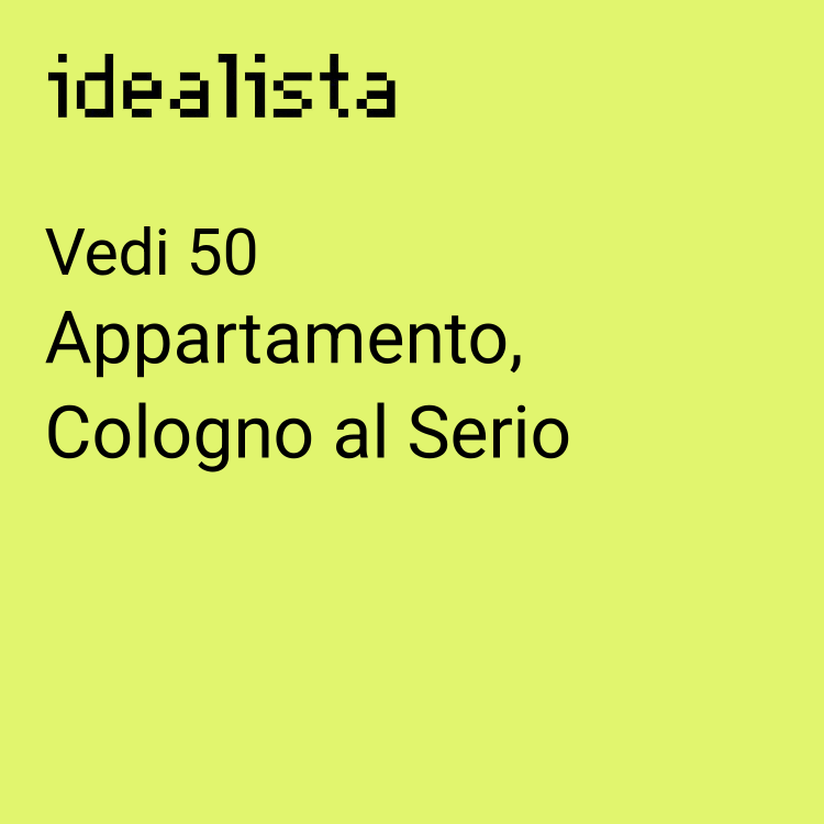 appartamento in vendita a Cologno al Serio