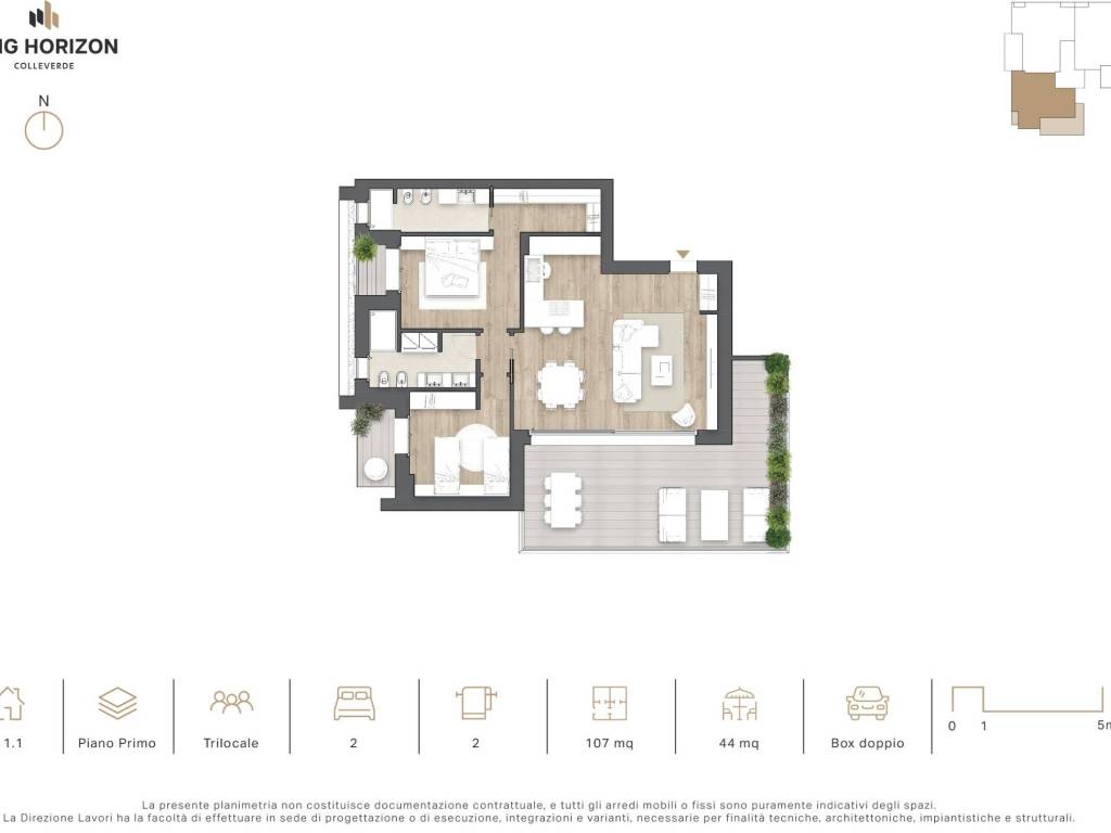appartamento in vendita a Curno
