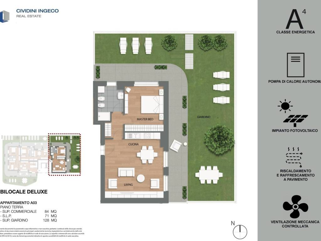 appartamento in vendita a Curno