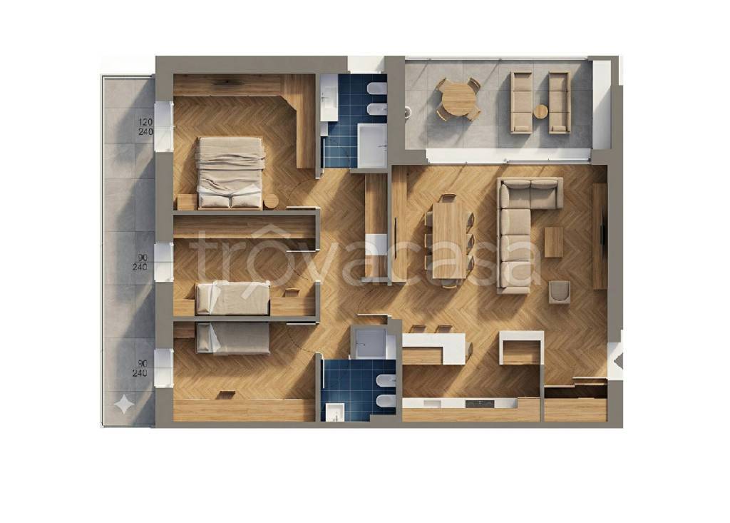 appartamento in vendita a Curno