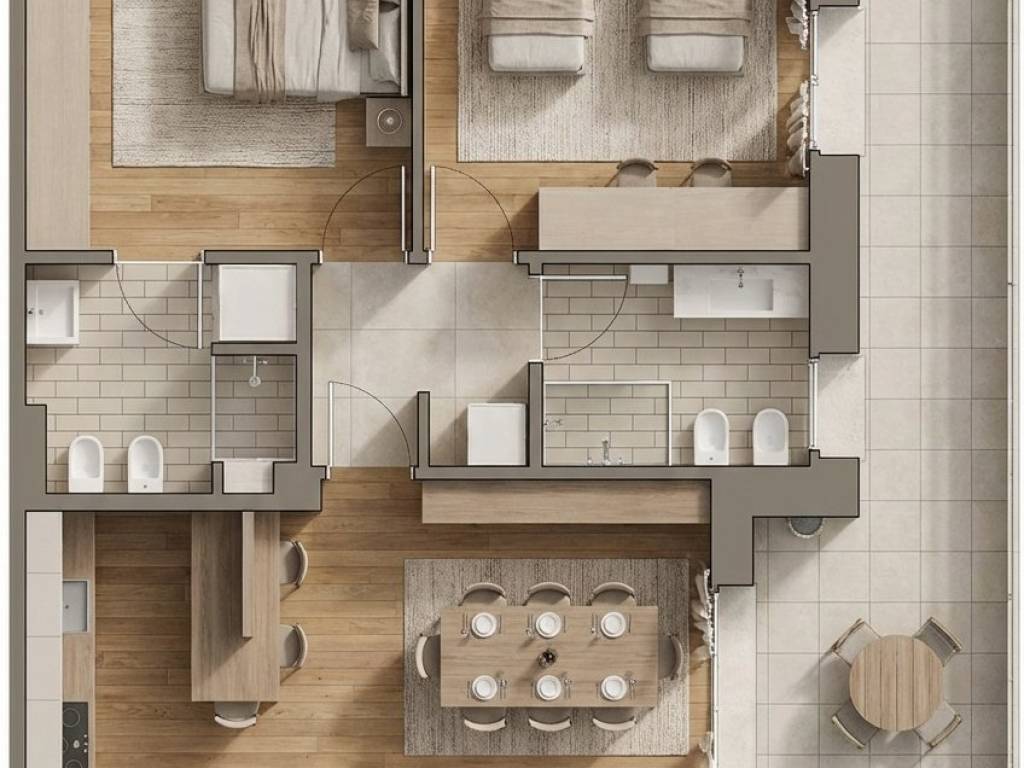 appartamento in vendita a Curno