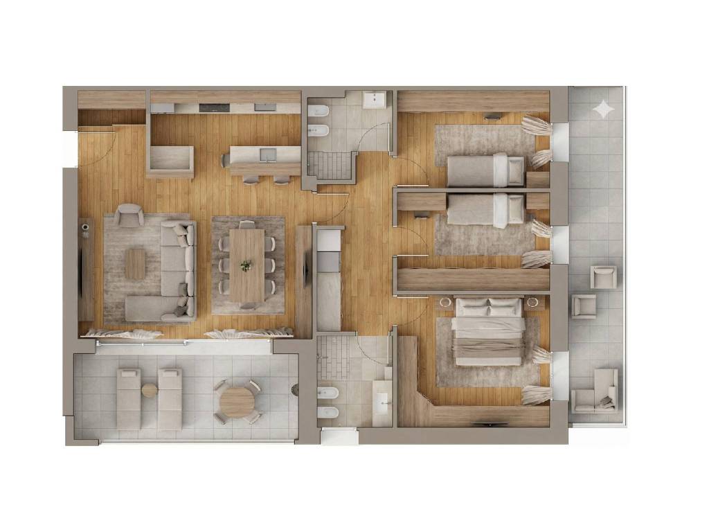 appartamento in vendita a Curno