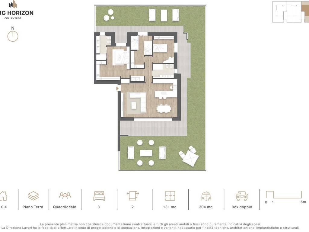 appartamento in vendita a Curno