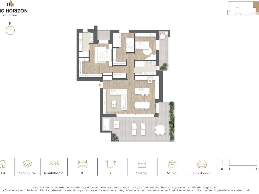 appartamento in vendita a Curno