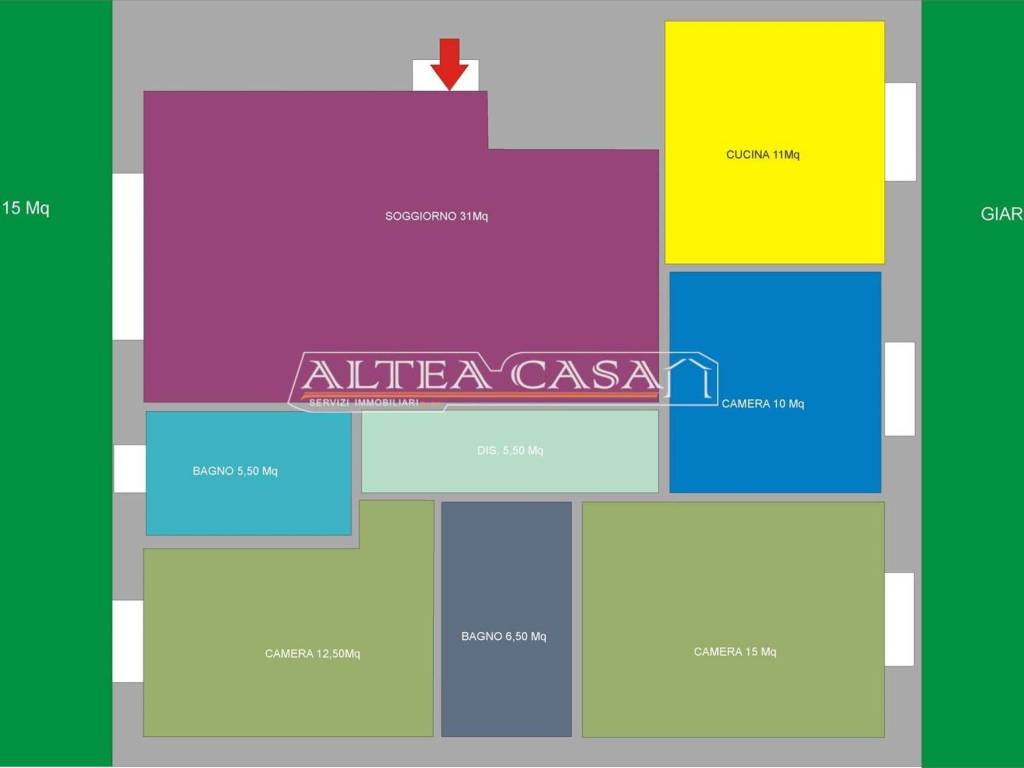 appartamento in vendita a Dalmine