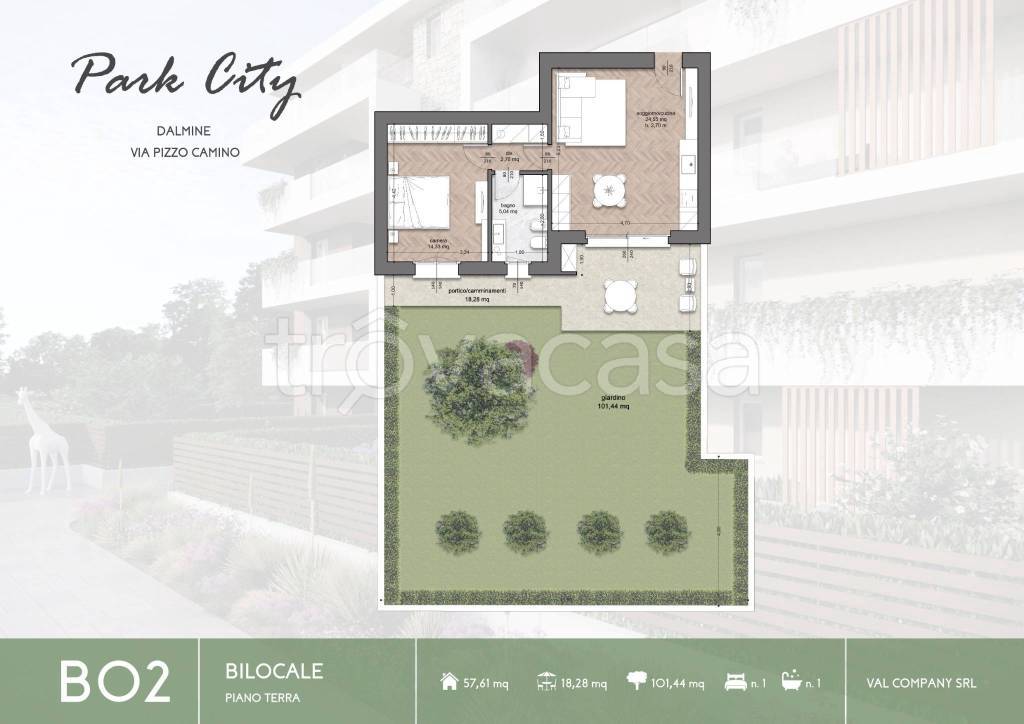 appartamento in vendita a Dalmine