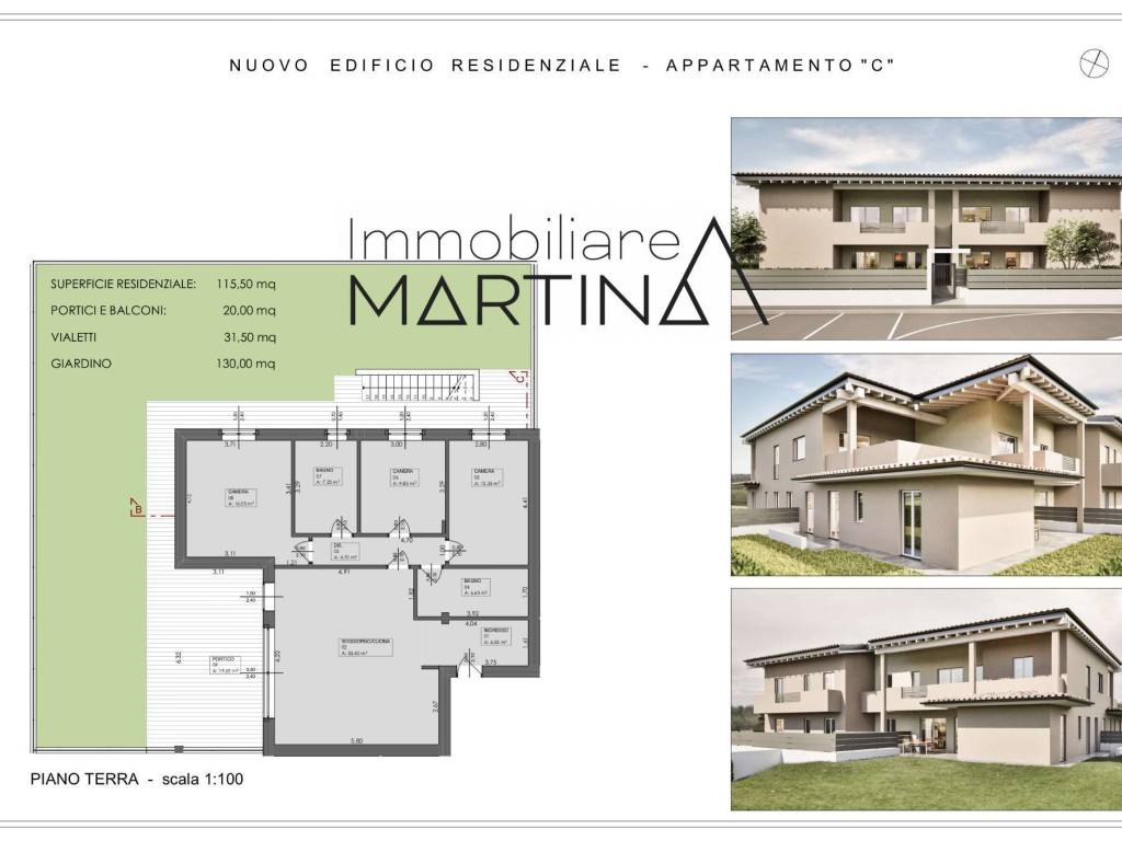 appartamento in vendita a Grassobbio