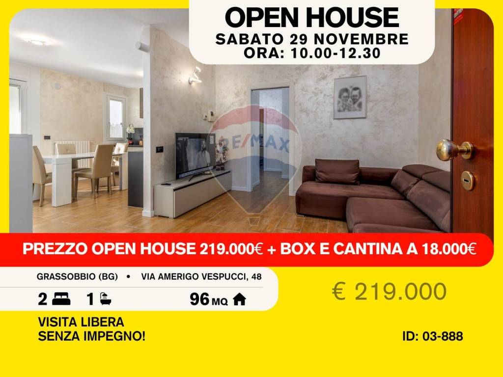 appartamento in vendita a Grassobbio