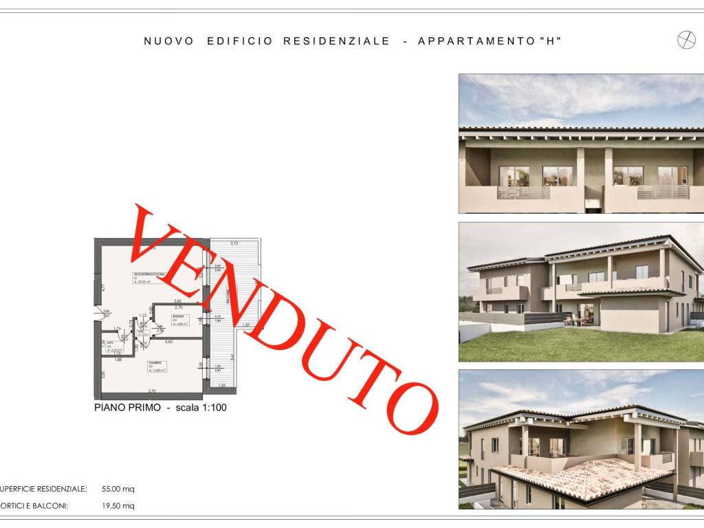 appartamento in vendita a Grassobbio