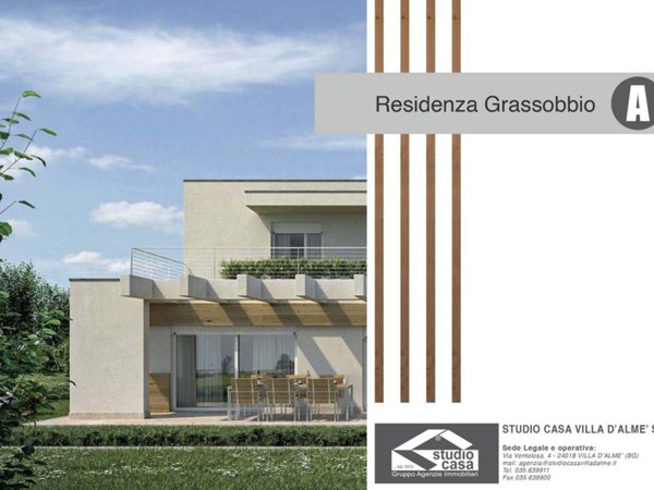 villetta a schiera in vendita a Grassobbio