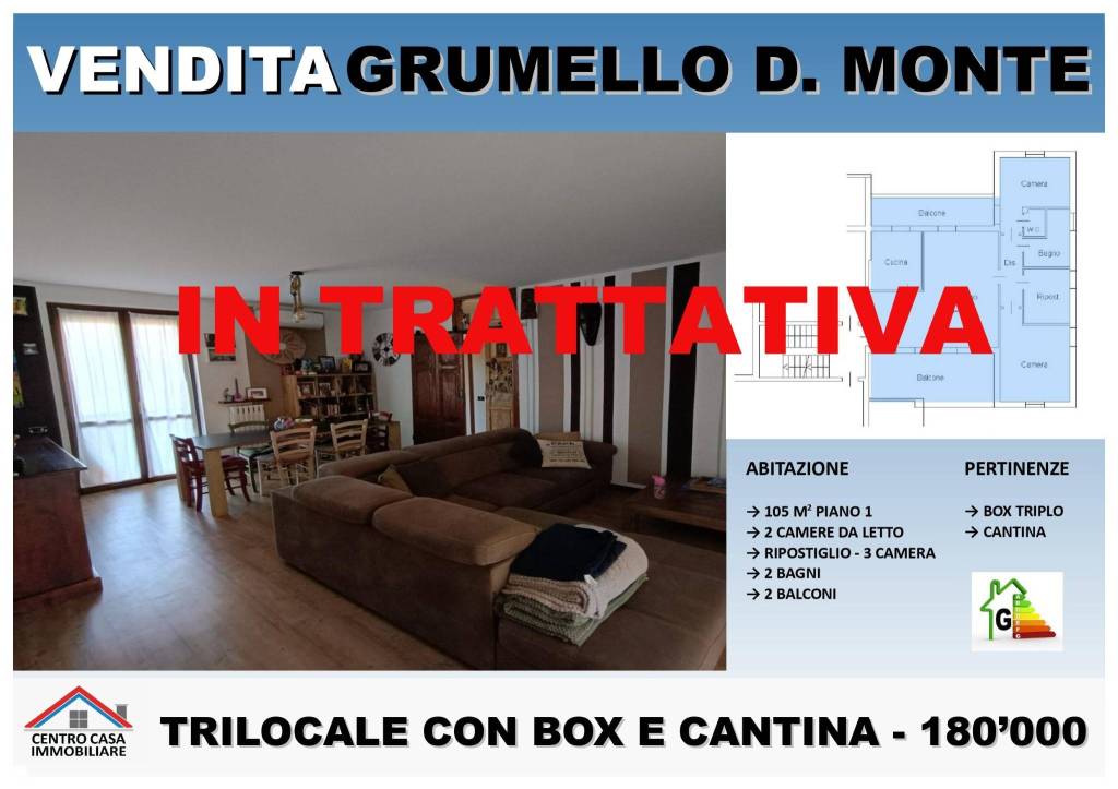 appartamento in vendita a Grumello del Monte