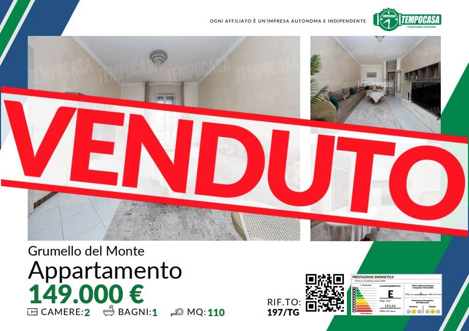 appartamento in vendita a Grumello del Monte
