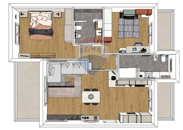 appartamento in vendita a Grumello del Monte