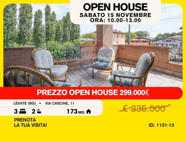 appartamento in vendita a Levate