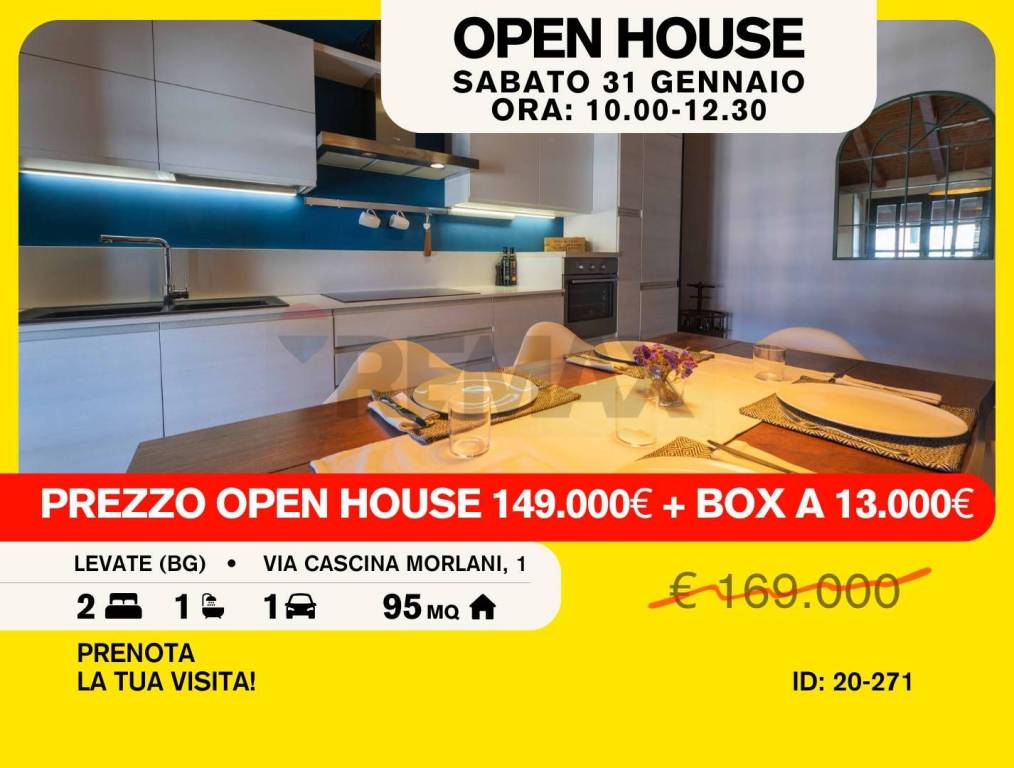 appartamento in vendita a Levate