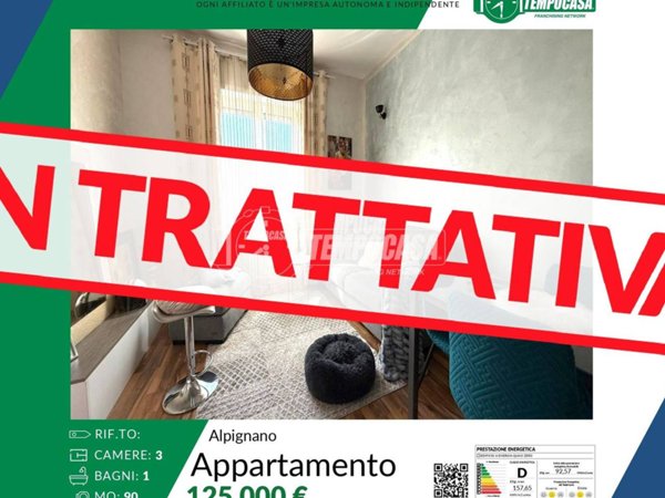 appartamento in vendita ad Alpignano