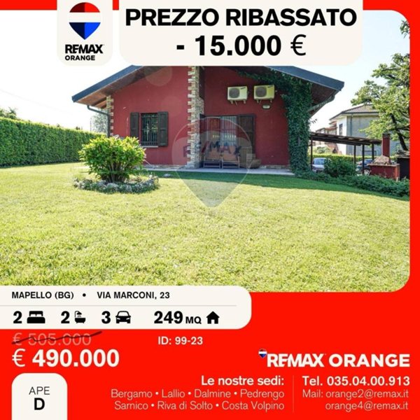 casa indipendente in vendita a Mapello in zona Valtrighe