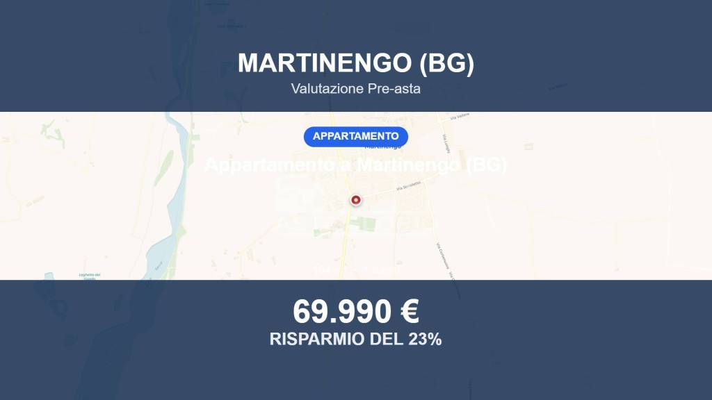 appartamento in vendita a Martinengo