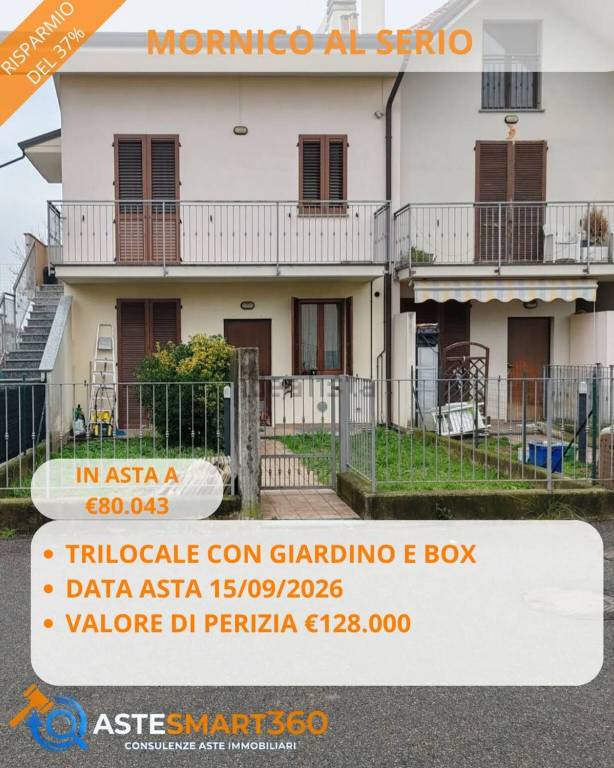 appartamento in vendita a Mornico al Serio