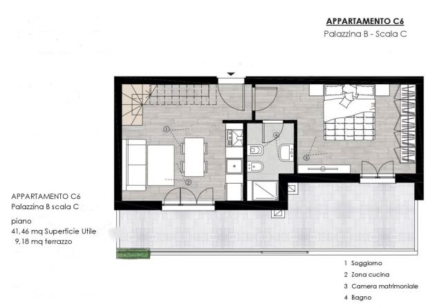 appartamento in vendita ad Orio al Serio