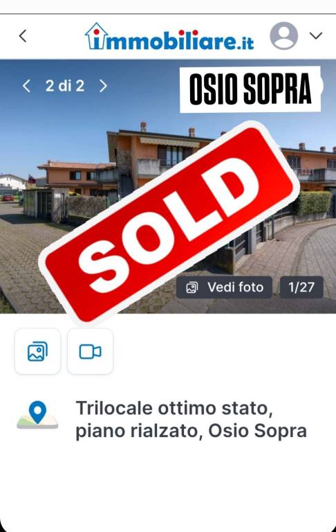 appartamento in vendita ad Osio Sopra