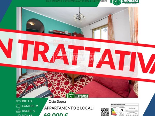 appartamento in vendita ad Osio Sopra