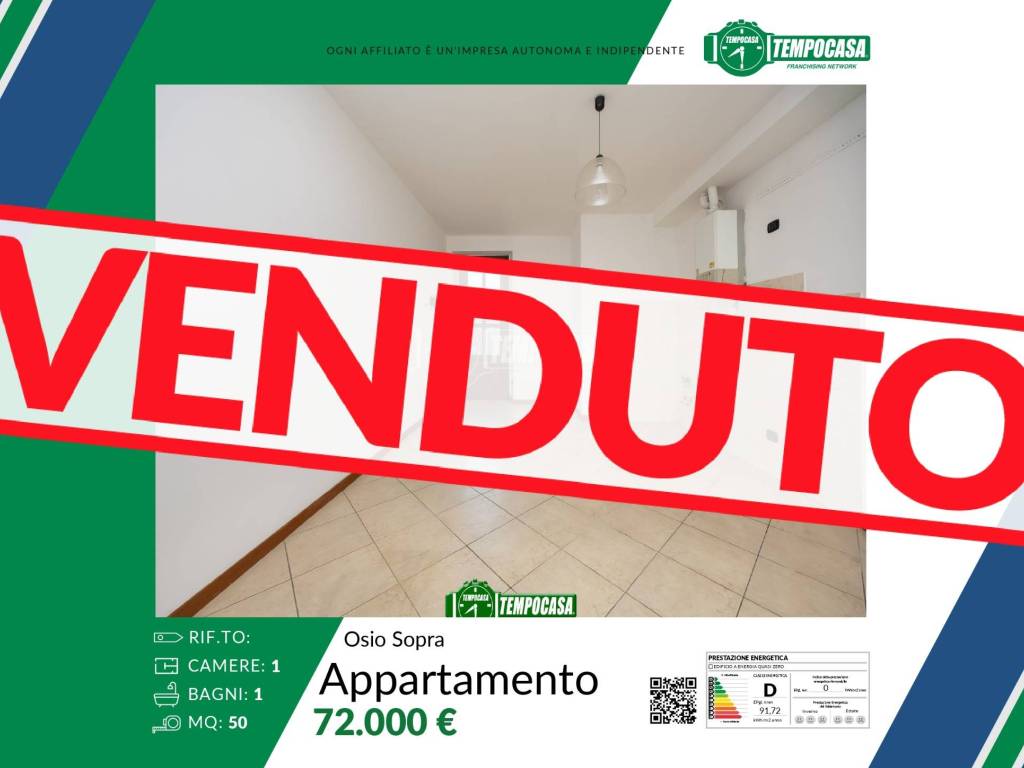 appartamento in vendita ad Osio Sopra