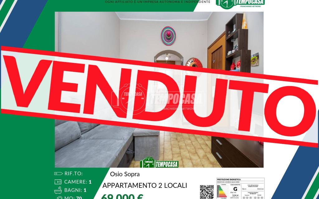 appartamento in vendita ad Osio Sopra