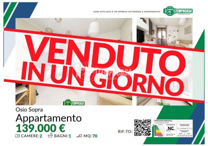 appartamento in vendita ad Osio Sopra