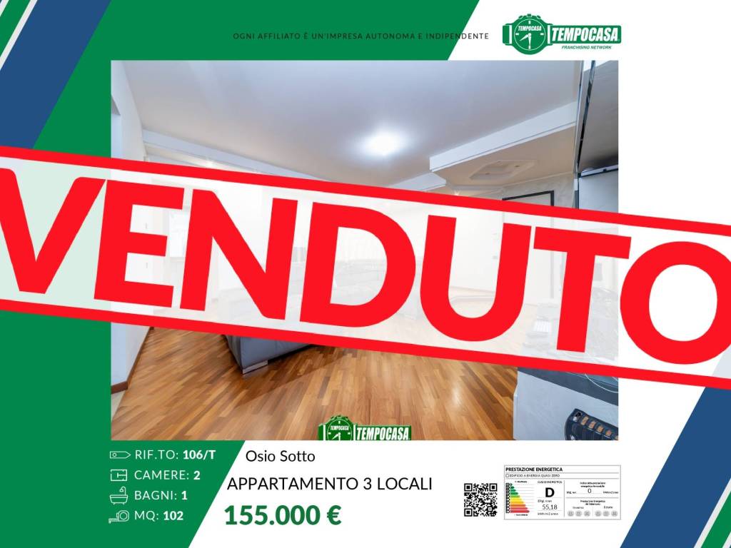 appartamento in vendita ad Osio Sotto