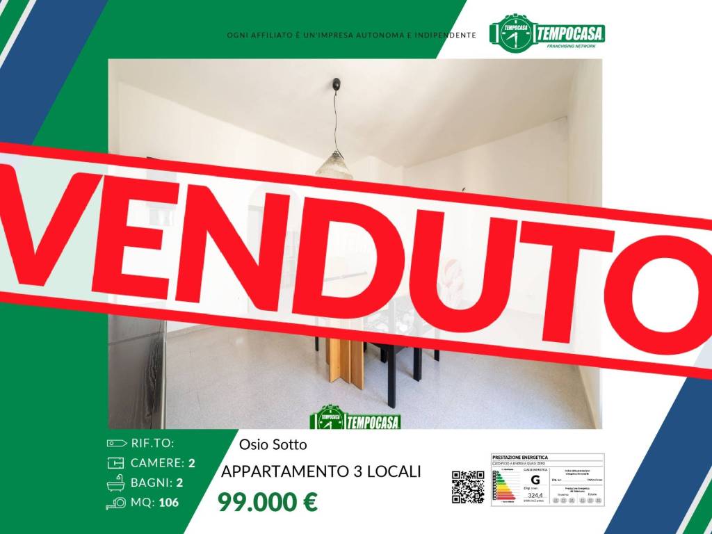 appartamento in vendita ad Osio Sotto