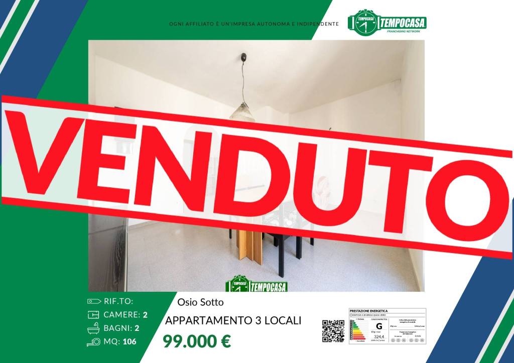 appartamento in vendita ad Osio Sotto