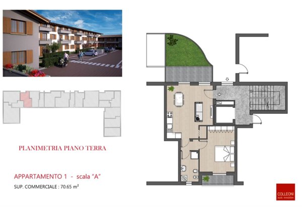 appartamento in vendita a Pagazzano