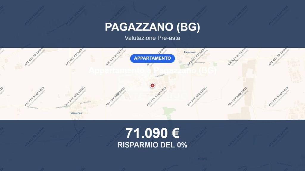 appartamento in vendita a Pagazzano