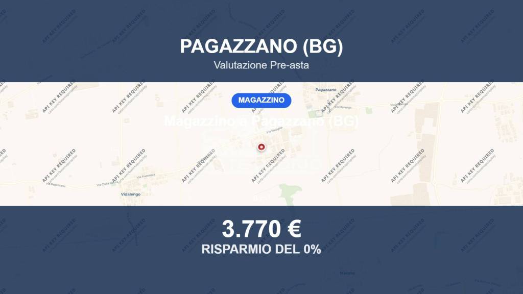 locale commerciale in vendita a Pagazzano