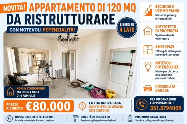 appartamento in vendita a Ponte San Pietro