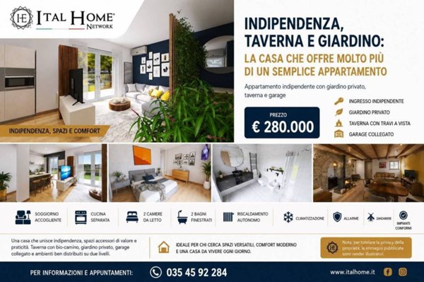 appartamento in vendita a Ponte San Pietro