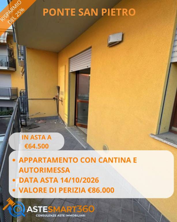 appartamento in vendita a Ponte San Pietro