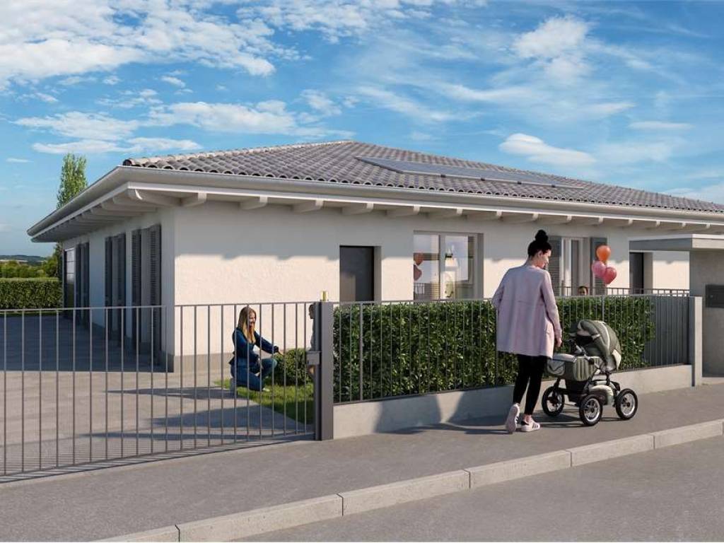 casa indipendente in vendita a Romano di Lombardia