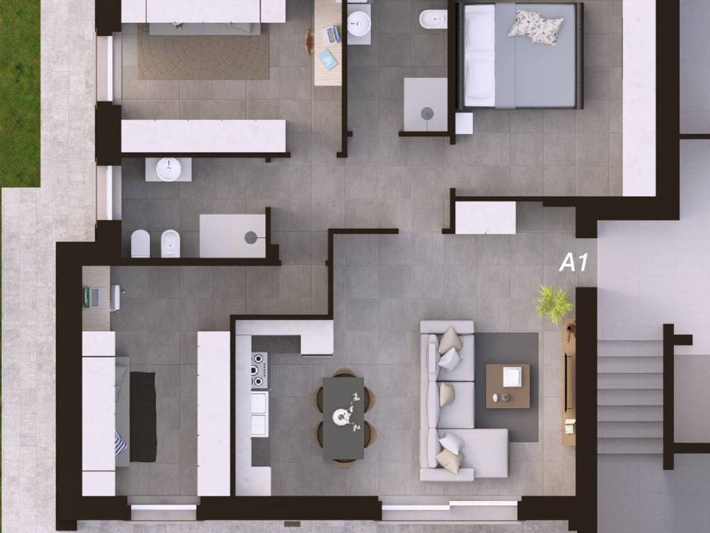 appartamento in vendita a Romano di Lombardia