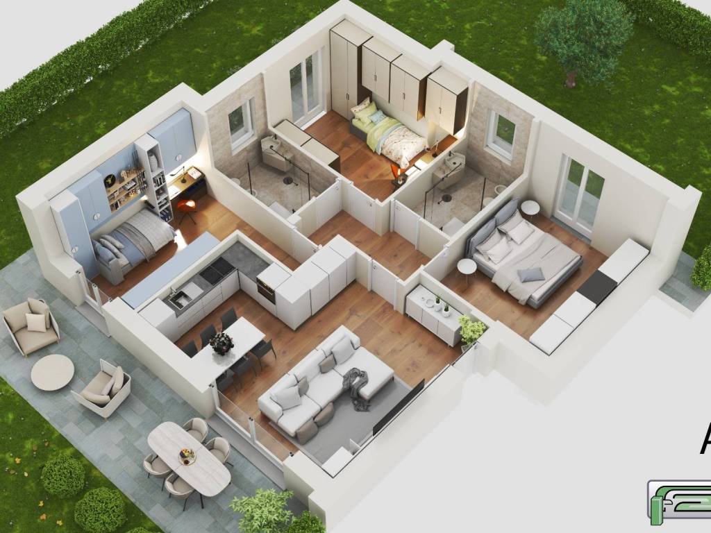 appartamento in vendita a Romano di Lombardia