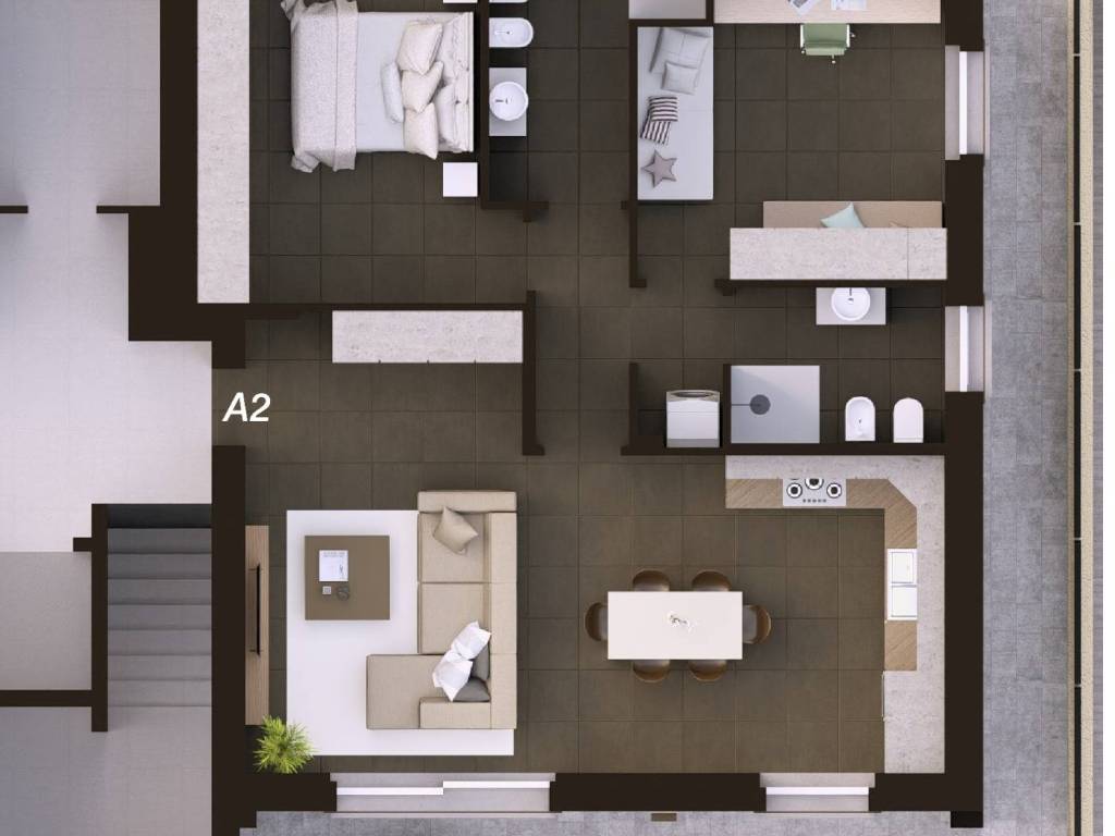 appartamento in vendita a Romano di Lombardia