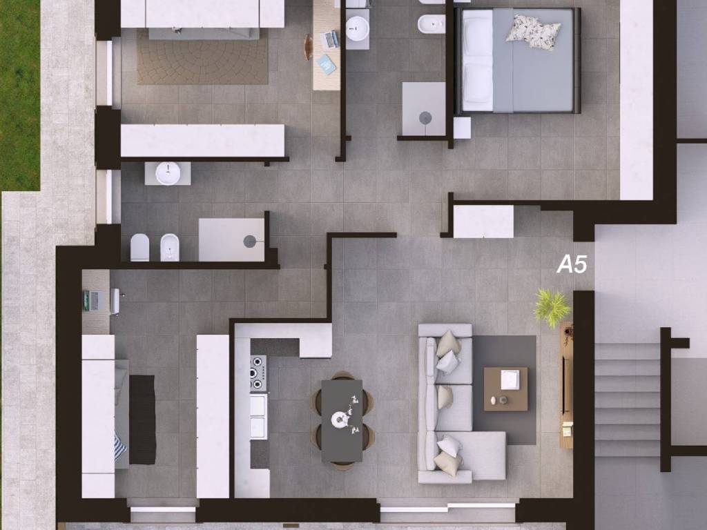 appartamento in vendita a Romano di Lombardia